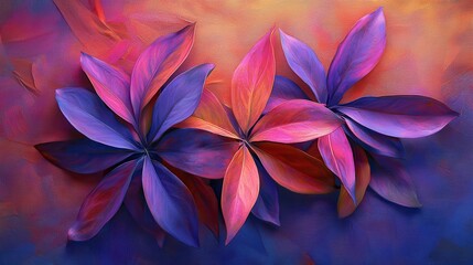 Poster - Vibrant Organic Tapestry with Intricate Patterns