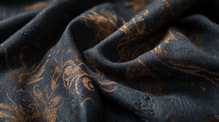 Poster - Vintage Print Patterns on Soft Fabric Textiles