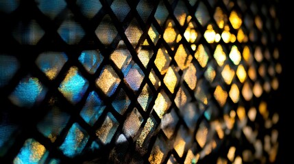 Poster - Abstract Shadow Play with Dramatic Lighting Effects