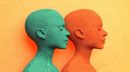 Poster - Cultural Elements Merging in Organic Shapes
