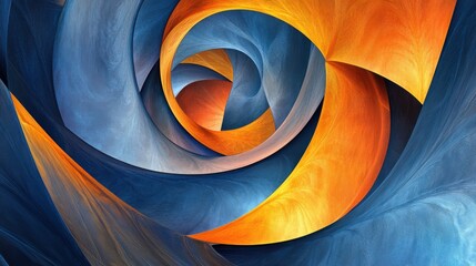 Poster - Ethereal Abstract Elements in Fantastical Realm