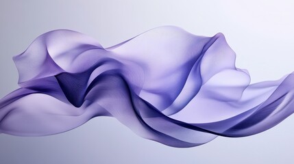 Poster - Gentle Shapes Flowing Like Water in Soft Design