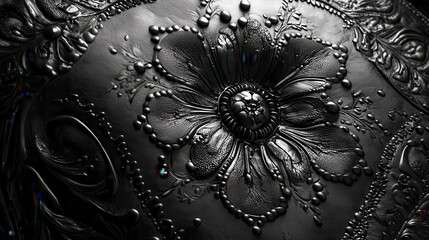 Poster - Intricate Patterns with Striking Contrasts and Textures