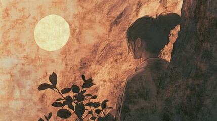 Poster - Merging Cultural Elements in Soft Textured Illustrations