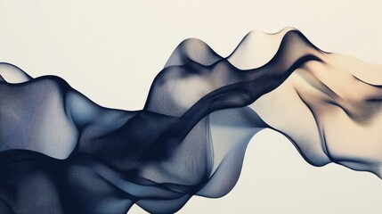 Poster - Organic Shapes and Technology Fusion Art Design