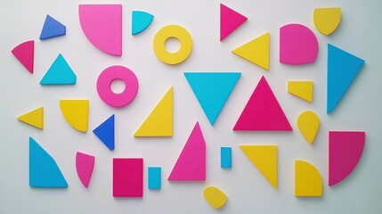 Poster - Sophisticated Layered Shapes in Minimalist Arrangement