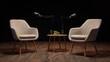 © kinomaster - Engaging Conversations in a Cozy Podcast Studio Setting With Expert Influencers