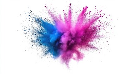 Poster - Vibrant Colorful Explosion of Creativity on Canvas