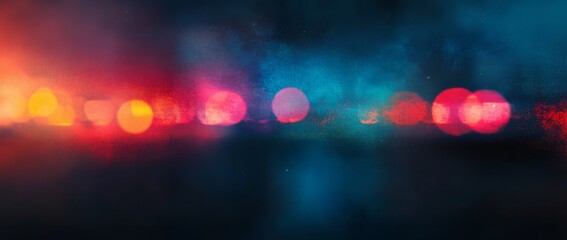 Fototapete - Colorful abstract background with blurred gradient shapes and textured effects in dark hues