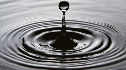 Poster - Intricate Water Droplet Patterns in Soft Light