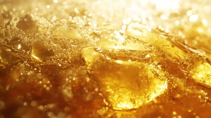 Poster - Shimmering Wet Glass Surface in Soft Diffused Light