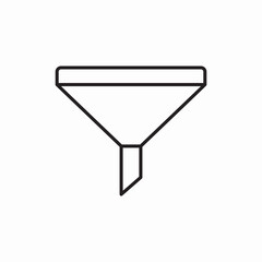 Poster - Filter funnel sort icon vector sign
