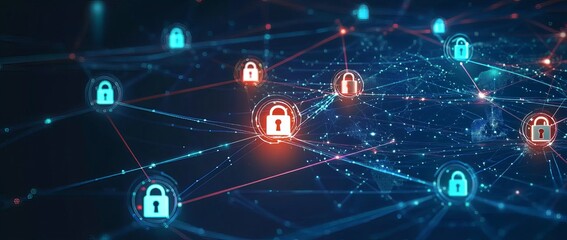 Network Security System Technology Background Concept