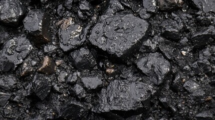 Poster - Wet Rocks with Sparkling Droplets in Natural Light