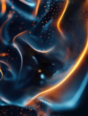 Poster - modern tech background abstract design