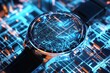 © Vesna - 3d holographic city map floating above smartwatch with glowing navigation markers and realtime traffic data
