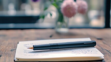 Poster - AI-powered writing assistant pen with grammar correction, real-time translation, and handwriting digitization for seamless note-taking