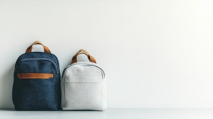 Poster - Eco-Friendly Bags on Bright White Background