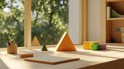 Poster - Educational 3D Tools in Warm Light Environment
