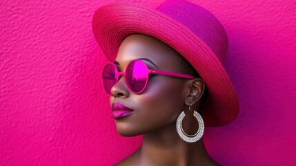 Poster - Bold Portraits Celebrating Individuality through Fashion