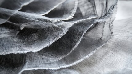 Poster - Intricate Fabric Textures in Dramatic Angles