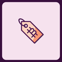 Poster - Price Tag Icon Design Minimalist Style for Branding