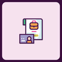 Poster - Identity Card and Portfolio Design Illustration