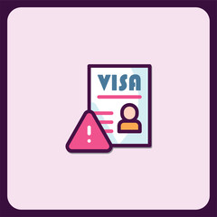 Poster - Visa Application Warning Alert Important Notice