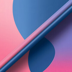 Poster - Duotone gradient background in blue and pink, smooth color transition, trendy and vibrant, perfect for music-related websites and fashion blogs.