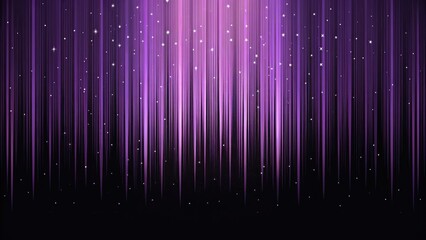 Poster - abstract illustration of vibrant purple and violet light rays, creating a striking and dynamic visual effect