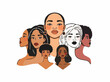 © VectorVibe - Empowering Diversity: Beauty in All Skin Tones and Body Types