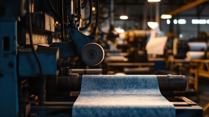 Poster - Industrial Press Undergoing Routine Maintenance