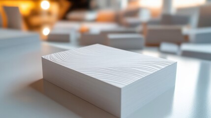 Poster - Minimalistic Card Design with Soft Lighting