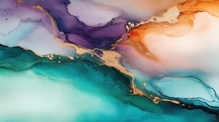 Poster - Vibrant Abstract Background with Color Gradients