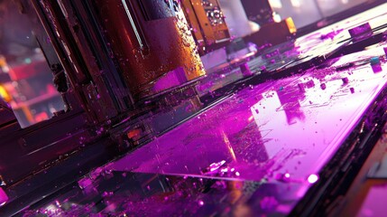 Poster - Vivid Inks for High-Quality Magazine Printing Process