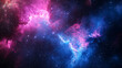 © TK Gallery - Galactic Nebula in Vivid Pink and Blue Hues