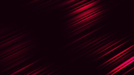 Poster - Abstract red striped lines on black background animation. Fast and glowing lines background