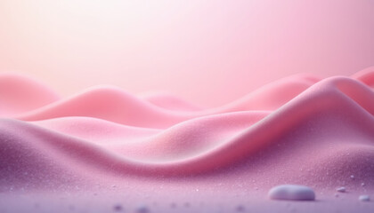 Leinwandbilder - Soft matte wavy gradient background with blush pink, magenta Background