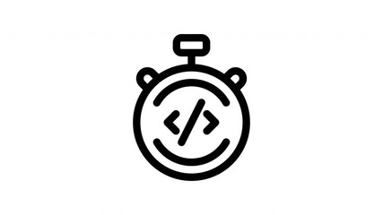 coding animated icon