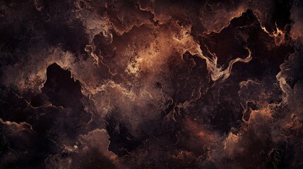 Wall Mural - Dark brown marble texture, seamless pattern, digital art, high resolution