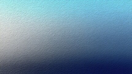 Poster - Gradient background blending light to dark blue, presenting textured, grainy surface suitable for design projects and creative visual compositions