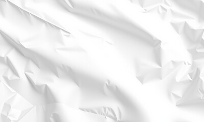 Poster - Crumpled white paper texture with soft shadows and highlights, ideal for backgrounds or overlays. subtle creases add depth and interest to any design project