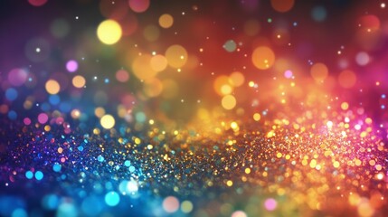Wall Mural - rainbow glitter background and rainbow rainbow sparkling glitter