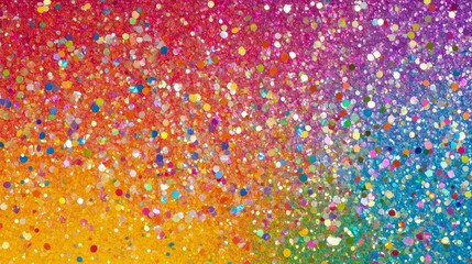 Wall Mural - rainbow glitter background and rainbow rainbow sparkling glitter