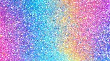 Wall Mural - rainbow glitter background and rainbow rainbow sparkling glitter