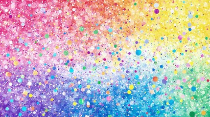 Wall Mural - rainbow glitter background and rainbow rainbow sparkling glitter
