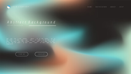 Wall Mural - Mesh gradient abstract background for your landing page design. Minimal background for website designs