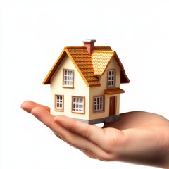Aufkleber - Your Dream Home In the Palm of Your Hand: Representing Ownership and Real Estate Opportunities