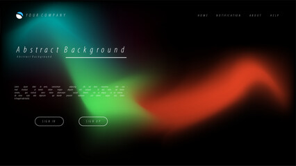 Wall Mural - Mesh gradient abstract background for your landing page design. Minimal background for website designs