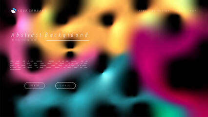 Wall Mural - Mesh gradient abstract background for your landing page design. Minimal background for website designs